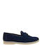 Wildleder Damen Ballerinas in Marineblau Farbe