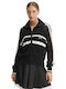 Women's Sweatshirt Cardigan Black