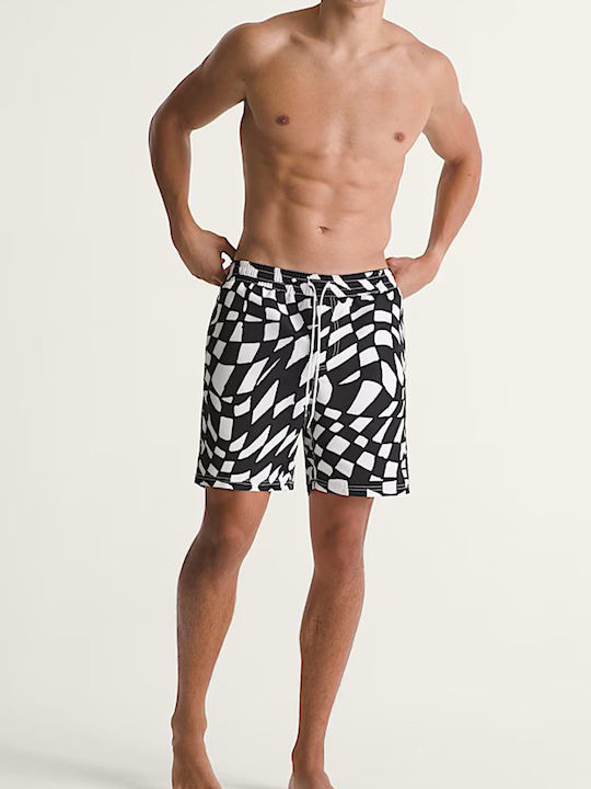 Vans Primary Costum de Baie Bărbătesc Pantaloni Scurți Negru/Alb