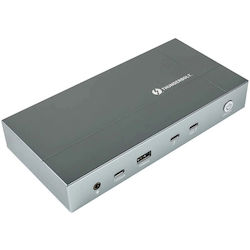 Kabelmeister Thunderbolt 4 USB-A USB-C Докинг Станция Kabelmeister Thunderbolt 4 USB-A USB-C Докинг Станция