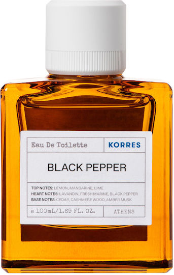 Korres Black Pepper Eau de Toilette 100ml