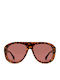 Prive Revaux Unisex Sunglasses with Brown Frame and Brown Lens
