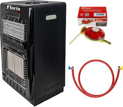 Ceramic Gas Heater 4200W Black 42x35x72cm