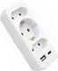 Vito Power Strip with USB-A and USB-C