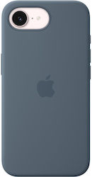 Apple Силиконов Калъф с MagSafe Син (Iphone 17e) Apple Силиконов Калъф с MagSafe Син (Iphone 17e)