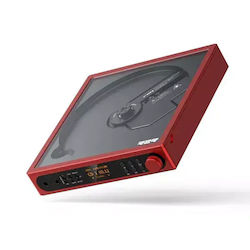 Fiio Dm15 R2r Portable Cd Player 24-bit Fully Differential R2r Dac Usb Dac Bluetooth 5.4 & Usb Cd Ripping Red