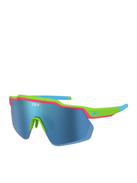 Under Armour Pro Ochelari De Soare Pentru Bărbați Cu Culoare Verde De Cadru Și Culoare Verde De Lentilă