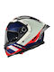 MT Braker SV Inception C7 Black/Grey/Blue Gloss Motorcycle Helmet Full Face DOT / ECE 22.06 1650gr with Sun Visor