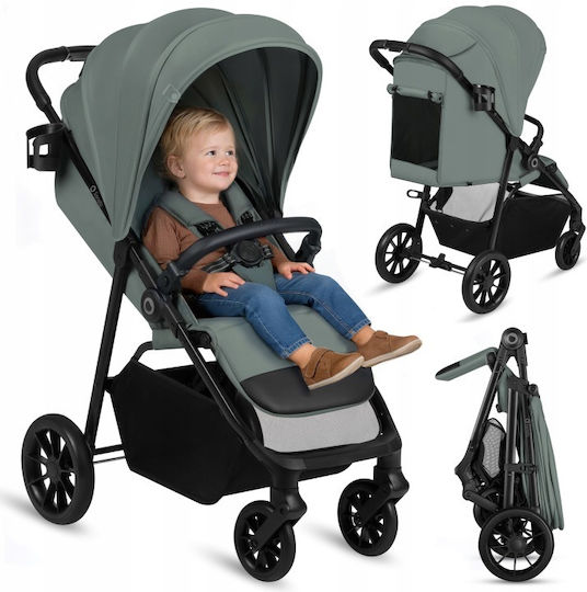 Lionelo Emerald Baby Stroller Suitable From 6+ Months Green Forest 9.7kg