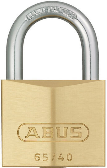 Abus Ορειχάλκινο Λουκέτο Πέταλο με Κλειδί 40mm 4τμχ