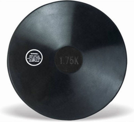 Vinex Disc 1.75 Kg Rubber Black Drb-175