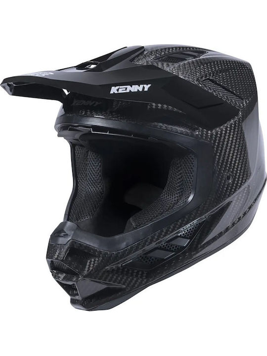 Kenny MX Titanium Carbon Shiny Motorcycle Helme...