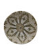 Wanddekoration Platte Kaffee aus Korbweide Material 30x4x30cm