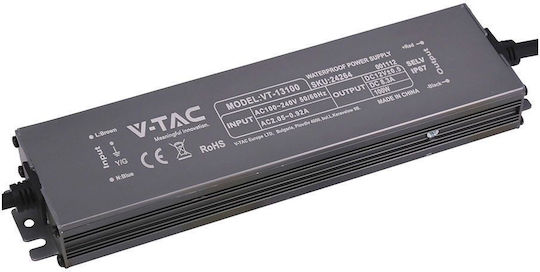 V-TAC Dimmbares LED-Netzteil Wasserdicht IP67 Leistung 100W mit Ausgangsspannung 12V