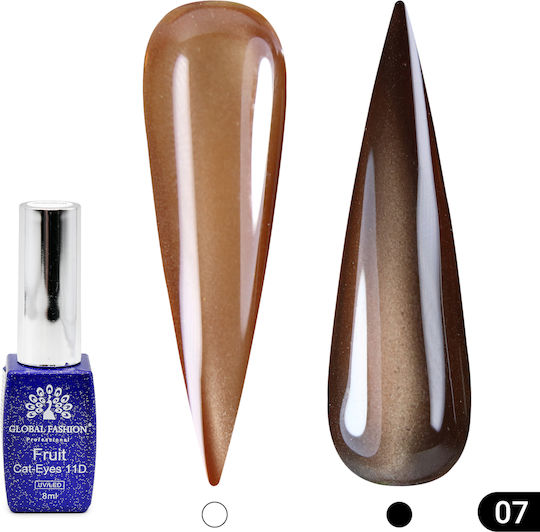 Global Fashion Gel Nail Polish 07 Cat Eye 8ml