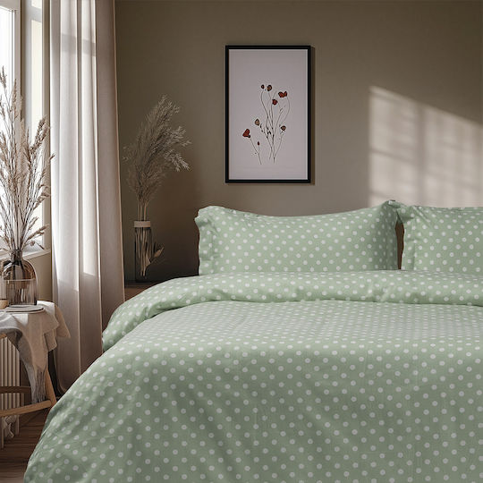 Beauty Home 10101 Σετ Διπλό 4τμχ 200x260εκ. Πράσινο