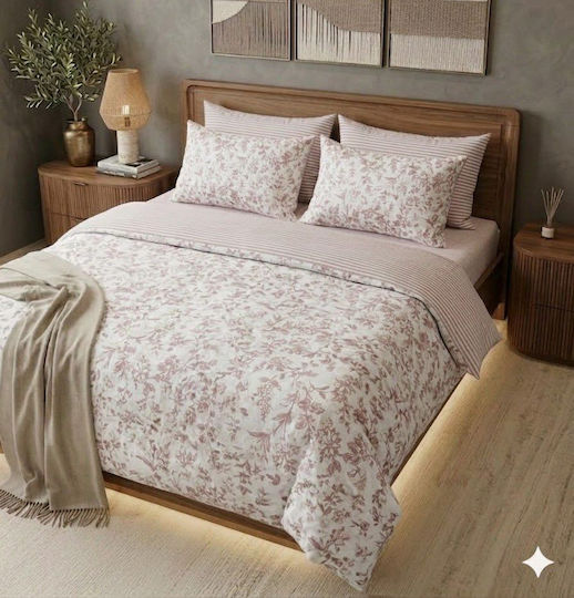 Bettlaken Set Übergröße 250x270cm Weiß 4 Stück