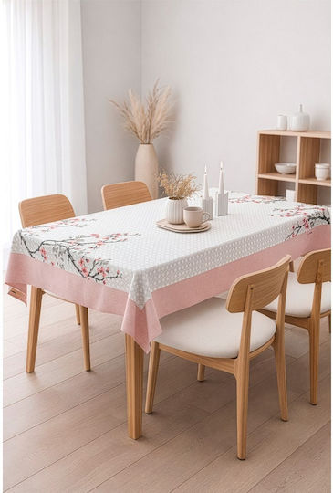 Saint Clair Τραπεζομάντηλο Αλέκιαστο Grey-pink 145x145εκ.