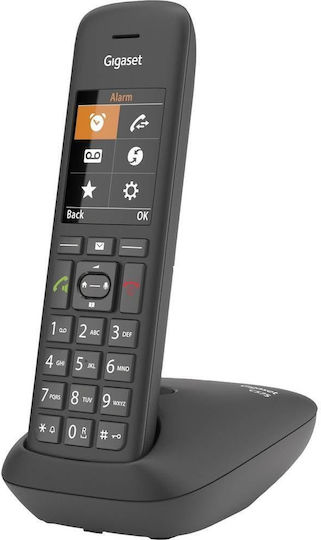 Gigaset C575HX Ασύρματο Τηλέφωνο με Ελληνικό Μενού Μαύρο