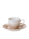 Cryspo Trio Set Of Brown Ceramic Coffee Cups Brown 110ml 6 Pieces