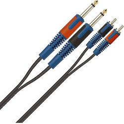 QuikLok Cable 6.3mm male - RCA male 2m NAKH40QL00028