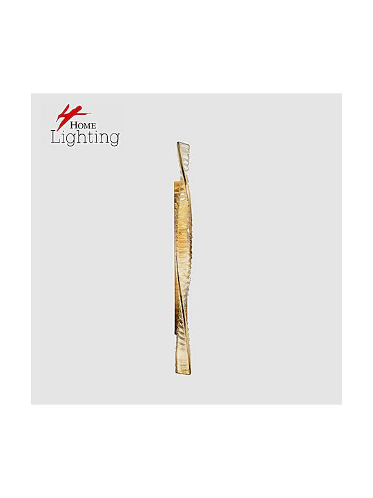 Home Lighting Zeva Wandleuchte mit Integrierte LED und Warmes Weiß Gold
