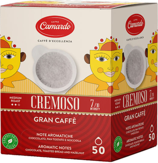Gran Caffe Κάψουλες Espresso Φουντούκι Συμβατές με Μηχανή E.S.E. Pod 50caps
