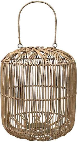 Marhome Korbweide Laterne Braune 27x27x31cm