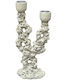 Marhome Polyresin Candle Holder in Beige Color 10x6x24cm