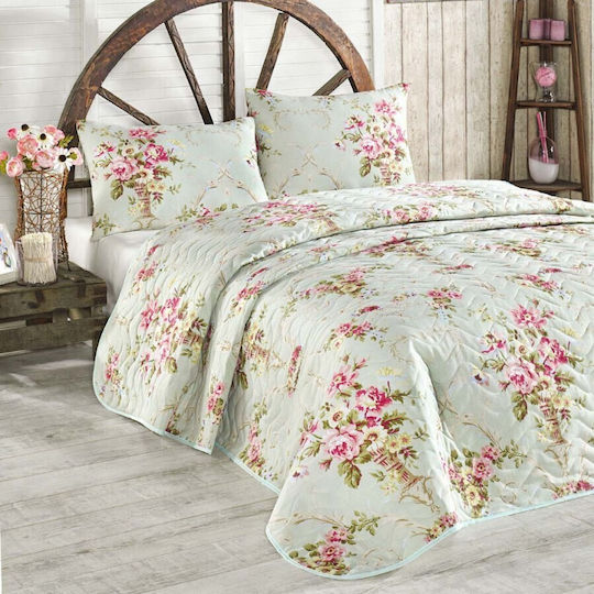 Eponj Home Tagesdecken Set Einzeln Mint 160x220cm 2 Stück