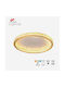 Home Lighting Gold Πλαφονιέρα Οροφής Χρυσή με Ενσωματωμένο LED