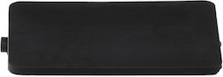 Carmen Pupitru Pentru Scaun Pentru Vizitatori Din Polipropilenă 37x25cm Negru Carmen Pupitru Pentru Scaun Pentru Vizitatori Din Polipropilenă 37x25cm Negru