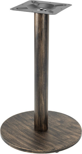 Raki Stand De Masă Vintage Aspect Antic Bronz 45x45x72cm