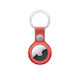 Keychain Case Artificial Leather for AirTag in Red Colour