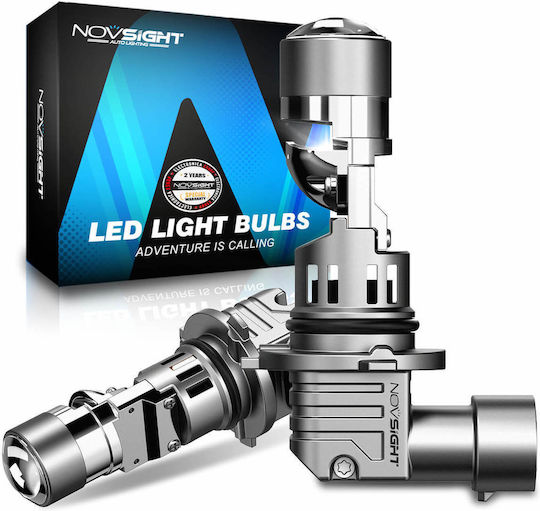 NovSight Car and Motorcycle Lamp HB4-9006 Canbus LED 6500K Cold White 12V 60W
