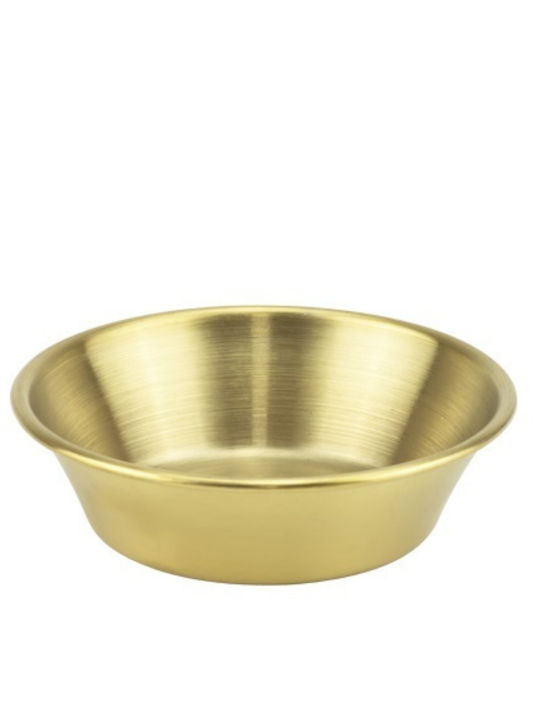Raki Gold Dekorative Schale Metall Gold 7x7x2cm