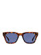 Prive Revaux Women’s Sunglasses with Brown Tartaruga Horn-Rimmed Frame and Blue Lens PR3009/G/S 086/KU