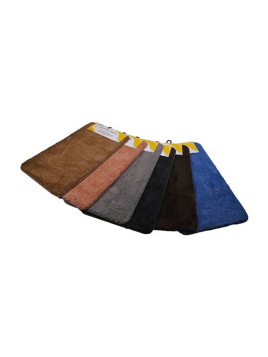 Sidirela Πατάκι Μπάνιου Microfiber Soft Ε-3225Ρ Ροζέ 60x100εκ.
