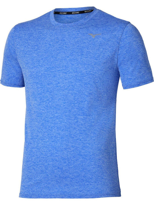 Mizuno Sportliches T-Shirt Dazzling Blau