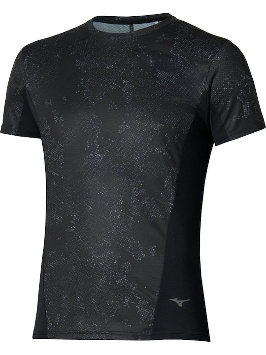 Dryaeroflow Sportliches Kurzarm T-Shirt Schwarz / Grau