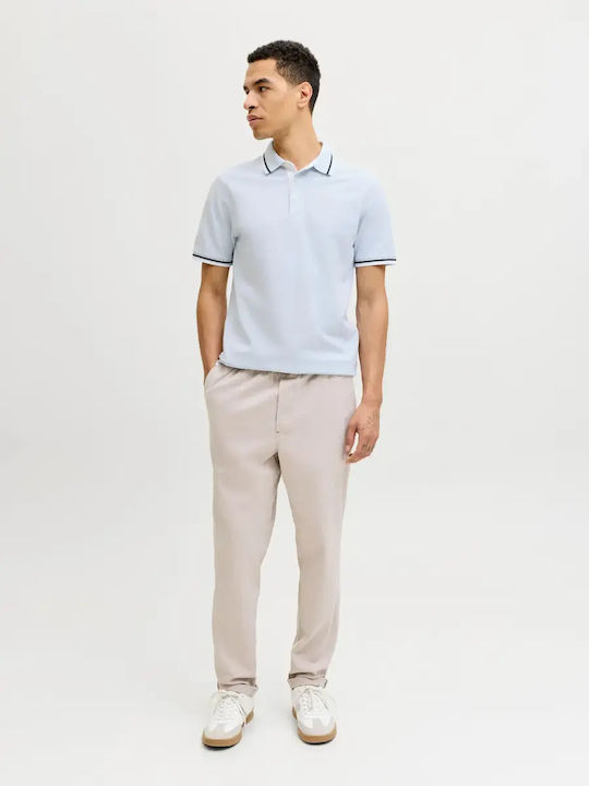 Jack & Jones Polo Bluză Cu Mânecă Scurtă Bleu