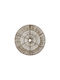 Marhome Brown Wall Decor Made of Metal 34x34cm