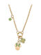 Disney Necklace From Gold Plated Steel With Zircon