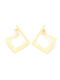 Dangle Earrings Made of Gold Plated Silver