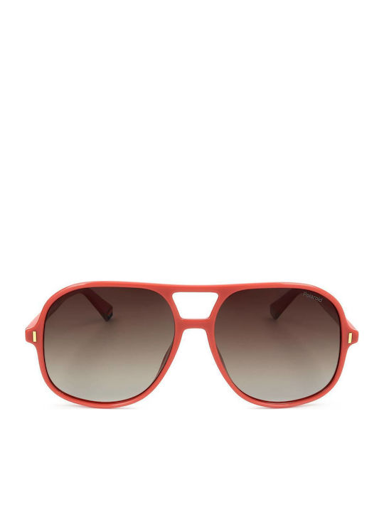 Polaroid Unisex Sonnenbrillen mit Roter Rahmen ...