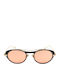 Eyepetizer Unisex Γυαλιά Ηλίου με Μαύρο Σκελετό και Ροζ Φακό
