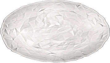 Bormioli Rocco Diamond Διακοσμητική Πιατέλα Οβάλ Γυάλινη Διάφανη 34x26x1.4εκ.