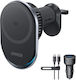 Anker Prime MagGo AirCool Car Mobile Mount with Adjustable Hooks and Wireless Charging Black
