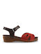 Sommer Damenplattformen Rote