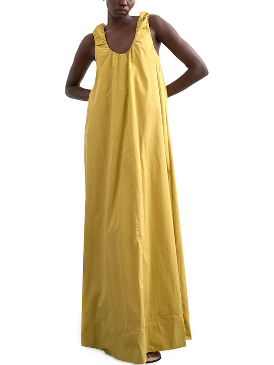 green emerald velvet dress Paula Maxi Dress main image 0